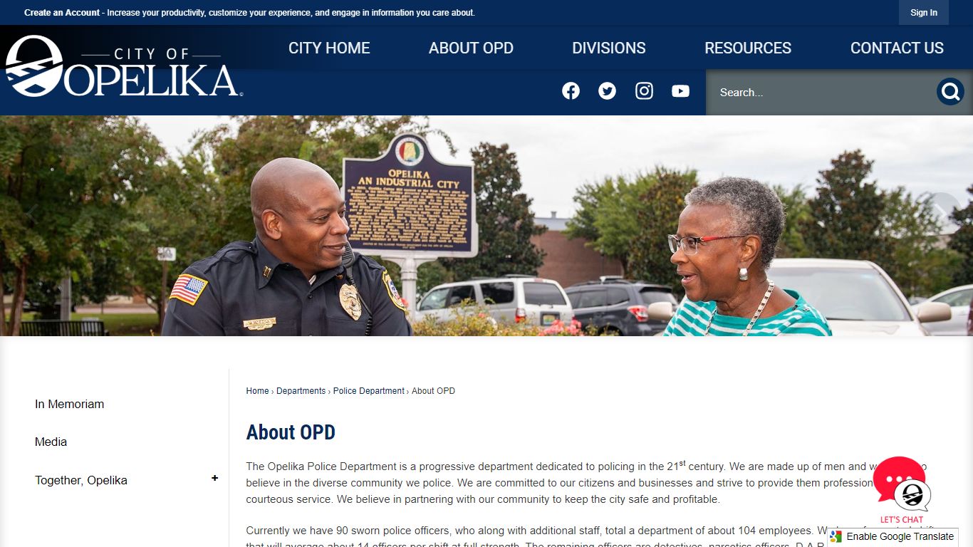 About OPD | Opelika, AL