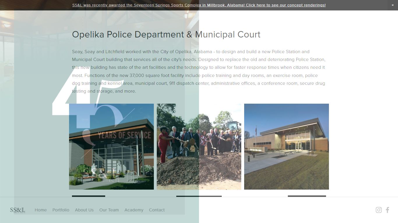 Opelika Police Department — SS&L Architects